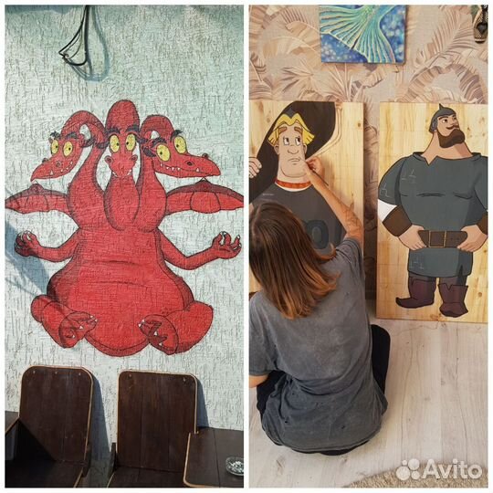 Художник, дизайнер, роспись стен, реставрация