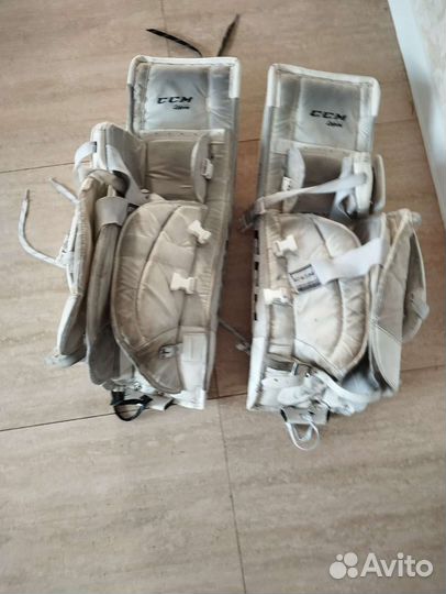 Щитки хоккейного вратаря