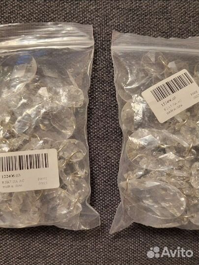 Акриловая подвеска в форме капли 10 шт