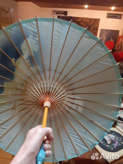 Зонт шёлк Китай 1951г