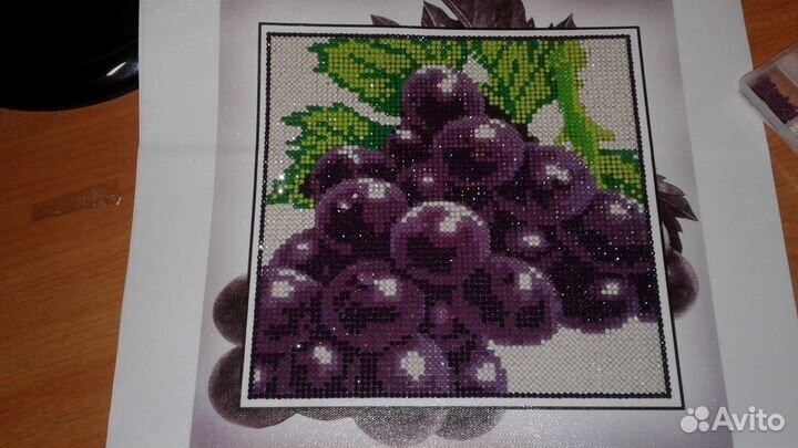 Картина Виноград (алмазная мозаика)