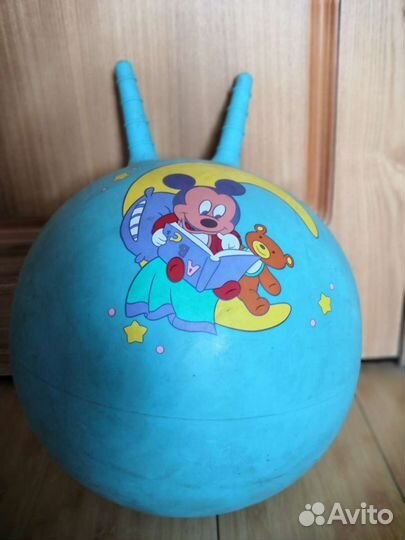 Гимнастический мяч фитбол с 2 ручками