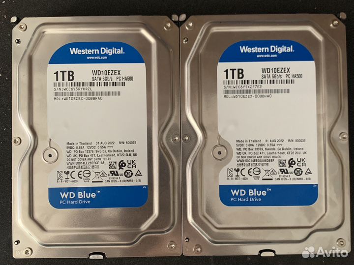 Жесткий диск Western Digital Blue 1TB SATA 6Gb/s