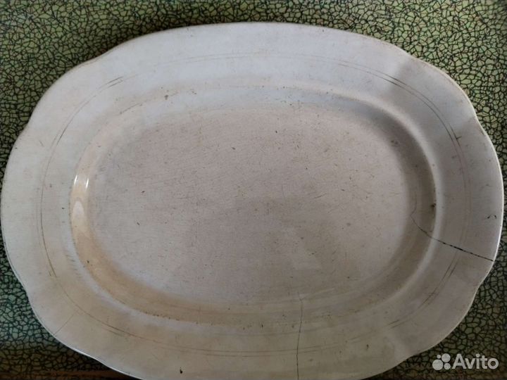 Фарфоровые большое блюдо