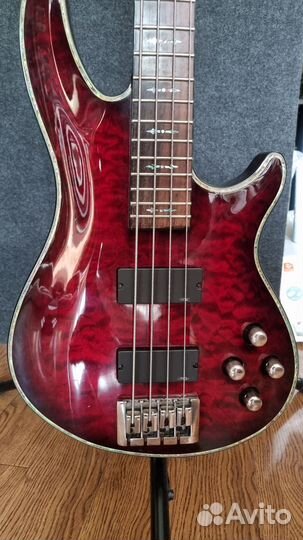 Бас гитара schecter hellraiser-4 bass, emg