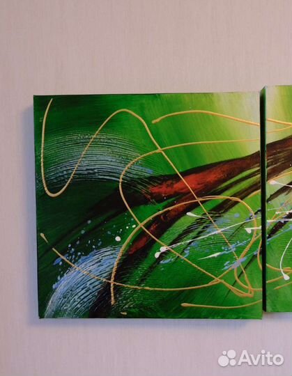 Модульная картина маслом