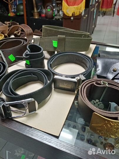 Ремни кожа разные