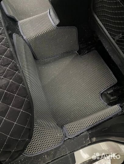 Коврики EVA 3Д на Легаси 5 черный+черный