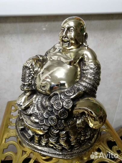 Хотэй. Антиквариат. Статуэтка. Бронза