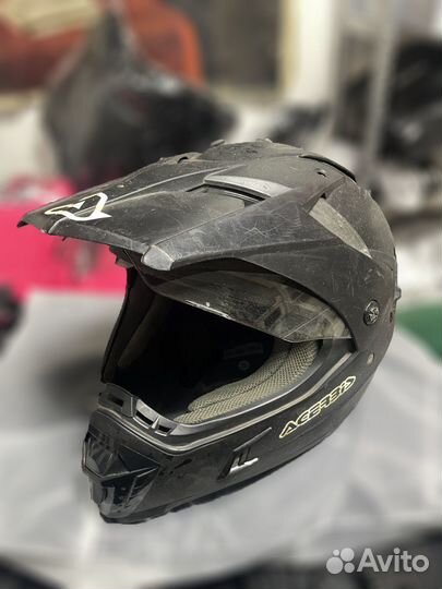 Шлем Acerbis Flip FS-606 Enduro, черный Мотард