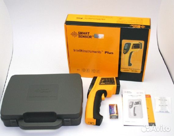 Инфракрасный термометр. Пирометр AS852B до 750 гр