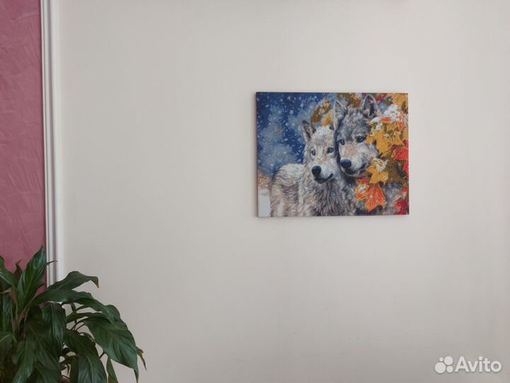 Картина вышивка алмазная