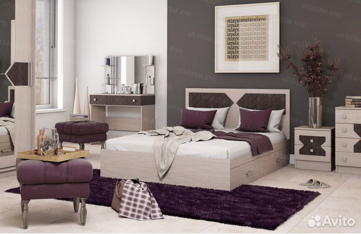 Кровать Николь 1.6 м