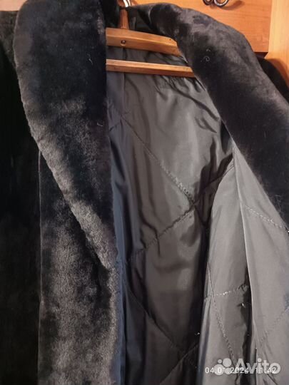 Шуба цигейковая женская и мужской полушубок