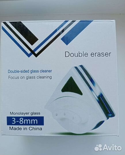 Магнитная щетка для мытья окон