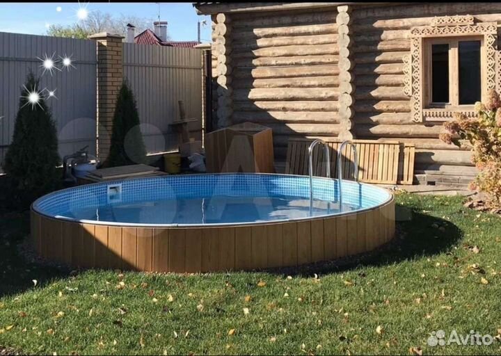 Бассейн каркасный Морозостойкий. Монтаж Сервис