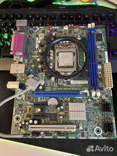 Материнская плата intel DH61CR + pentium g840