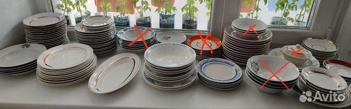 Тарелки СССР, фарфор, хайта, зик, дулево