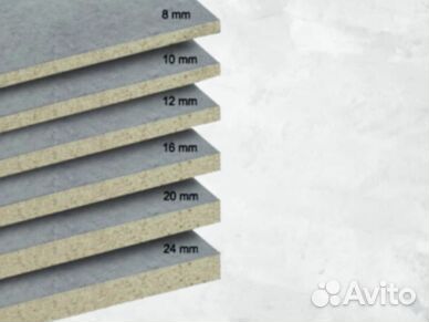 Цементно-стружечная плита 10мм