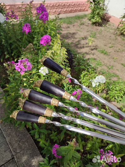 Шампура подарочные шампура в чехле ручная работа