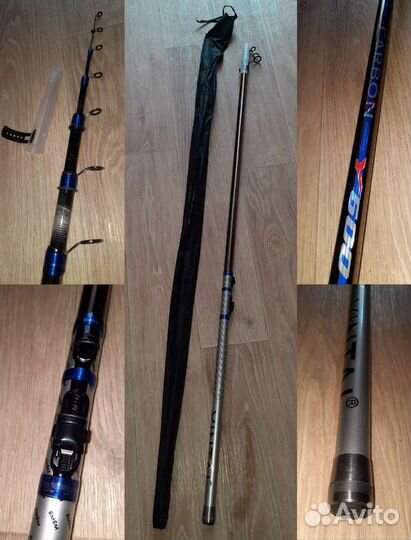 Телескопическая удочка 5,6,7 мет