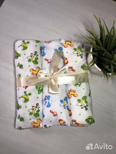 Пеленки фланель 120х90