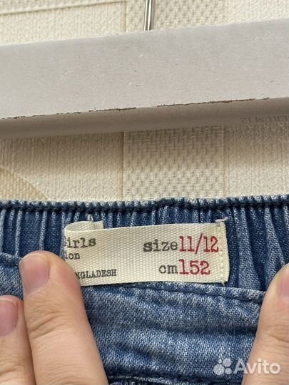 Юбка джинсовая zara 152