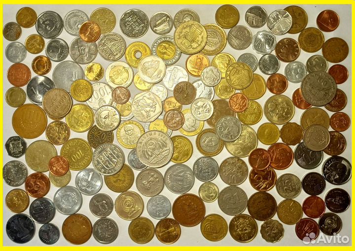 Монеты Экзотика 135шт. без повторов