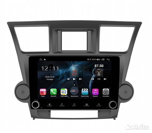 Штатная магнитола FarCar для Toyota Highlander