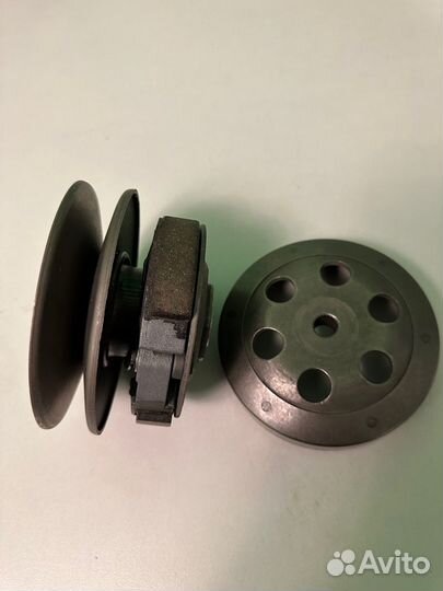 Вариатор задний, центробежное сцепление на японски