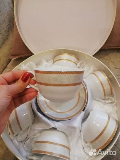Сервиз чайный фарфор