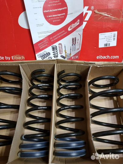 Пружины Eibach pro kit на Ford focus 3