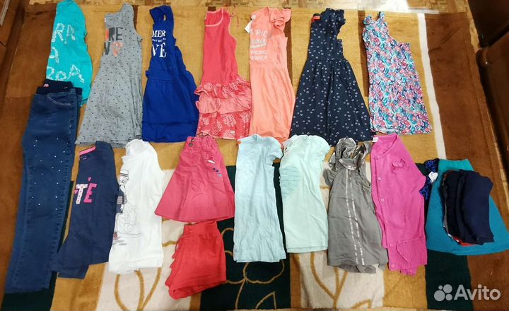 Одежда пакетом для девочки 116 122