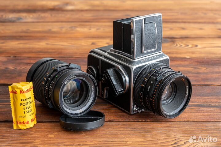 Hasselblad 503cx с двумя объективами
