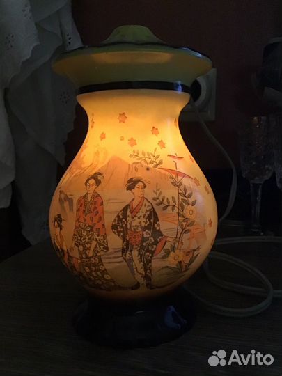 Лампа настольная керамика СССР декоративна