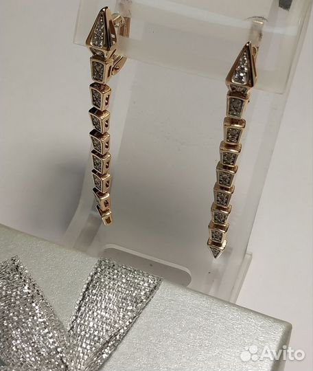 Серьги золотые*