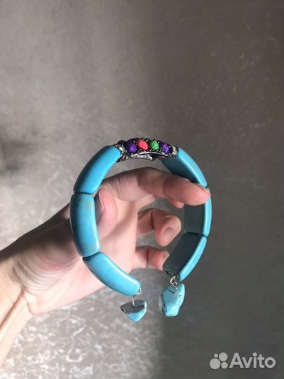 Браслет из бирюзы