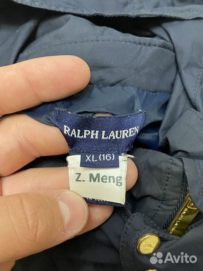 Ветровка кроп Polo Ralph Lauren Vintage Оригинал