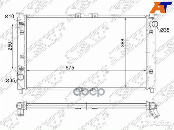 Радиатор Mazda Millenia 94-03 / Xedos 9 93-02 M
