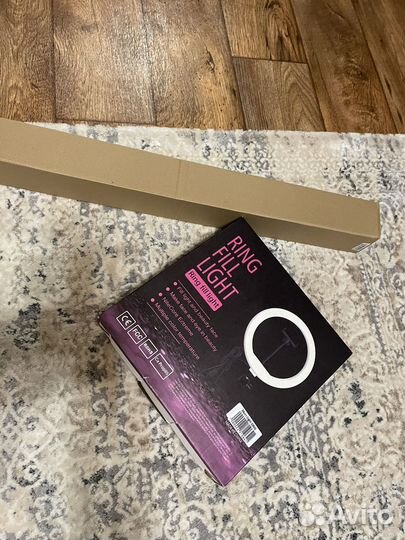 Кольцевая лампа, свет для съемки, диаметр 26 см