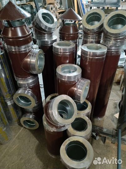 Труба сендвич для дымохода 150 нерж