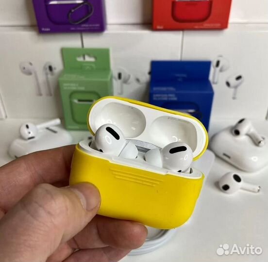 AirPods 2 / AirPods Pro шумодав + доставка / чехлы