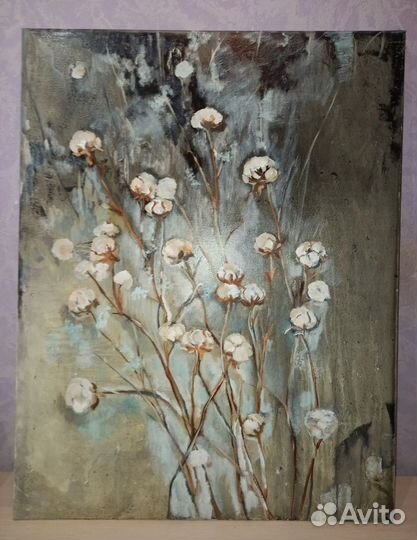 Картина маслом на холсте хлопок