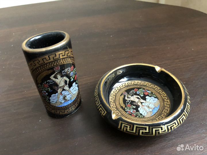 Набор Пепельница и подставка для зажигалки