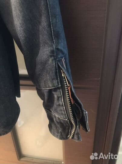 Мотокуртка джинсовая синяя macna р: S