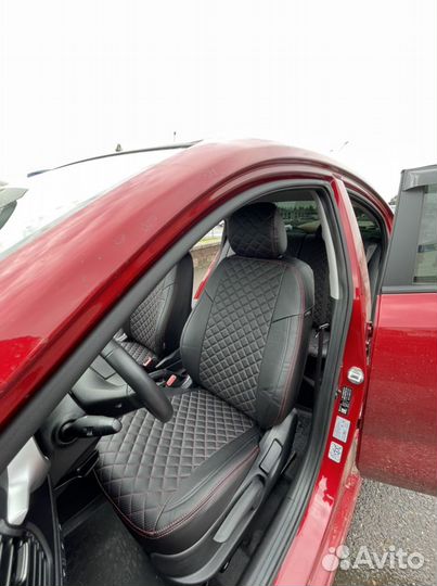 Авточехлы для Кио Рио 2017г + Установка