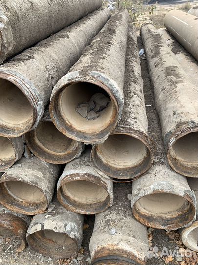 Труба бетонная 300 мм 5 м асбест на заезд в канаву