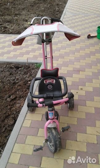 Детский велосипед с ручкой бу