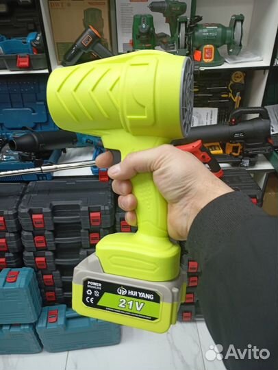 Аккумуляторный фен для мангала 2 акб