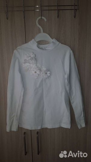 Белая рубашка, водолазка